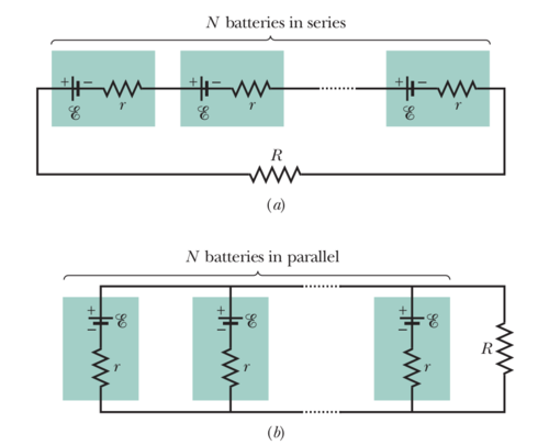 N batteries