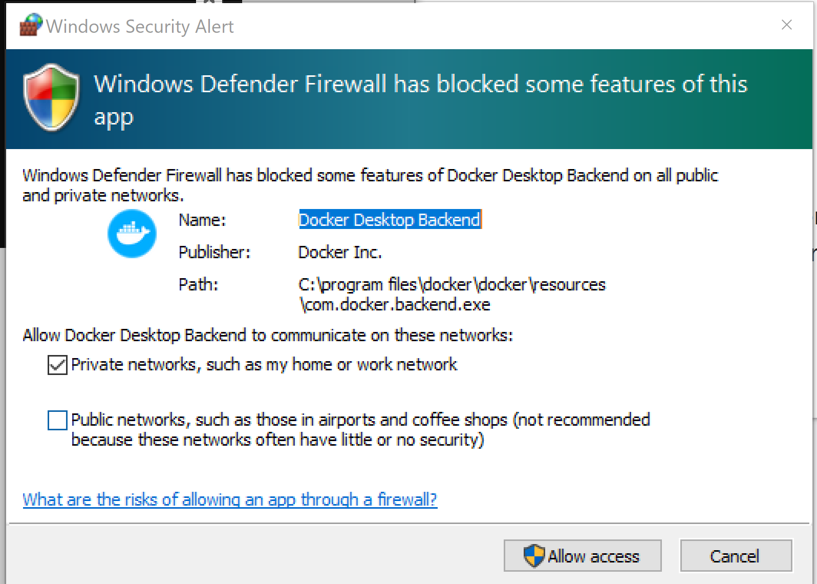 Firewall access